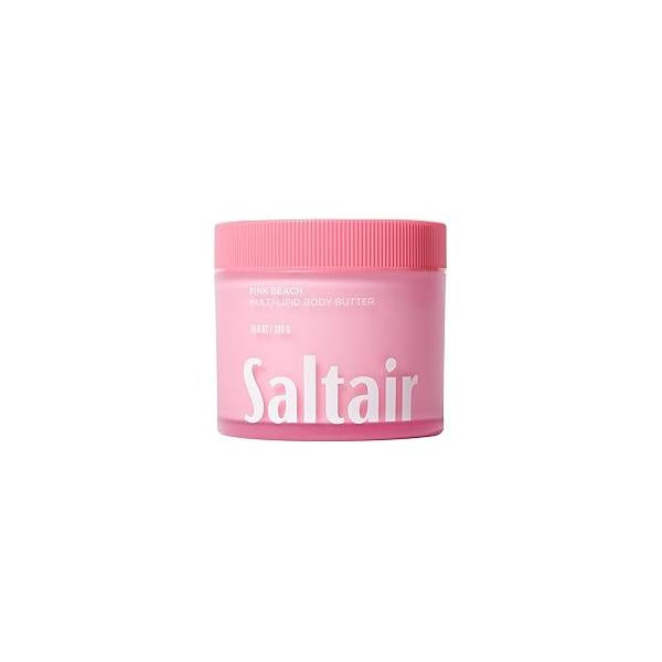 Saltair Multi-Lipid Body Butter - Rich, Nourishing Pink Beach Hydrating Cream with Ceramide Complex, Coconut Oil, Shea Butter, and Sea Buckthorn. Deep Moisturizing Dry Skin Care. 10oz Jar