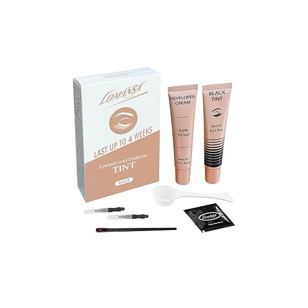 Lash Color Kit - Instant Eyelash with Natural Black Effects, Safe & Easy to Use 8ml