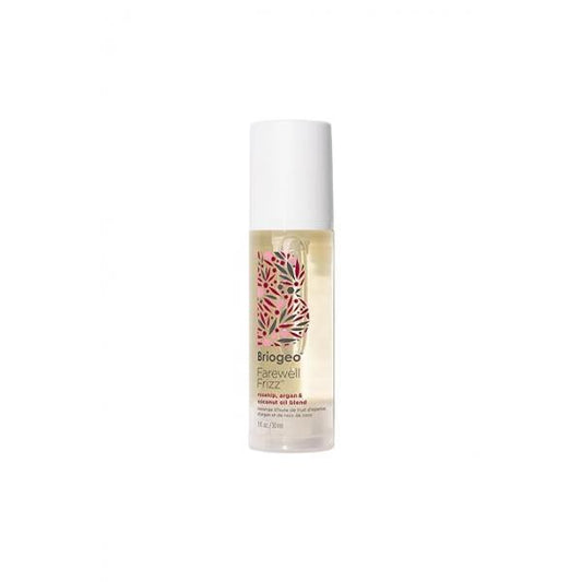 Briogeo Farewell Frizz Rosehip, Argan & Coconut Oil Blend, for Dry Hair, Anti-Frizz, Restore Shine to Dull Hair and Seal Cuticles, Vegan, Cruelty-Free, 1 fl oz