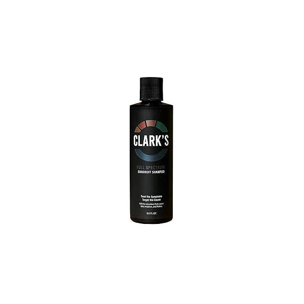 CLARK's Full Spectrum Dandruff Shampoo with Coal Tar, Salicylic Acid, and Sulfur, 8 Fl Oz