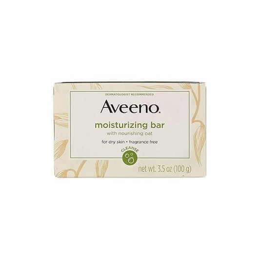 AVEENO Naturals Moisturizing Bar for Dry Skin 3.50 oz (Pack of 2)