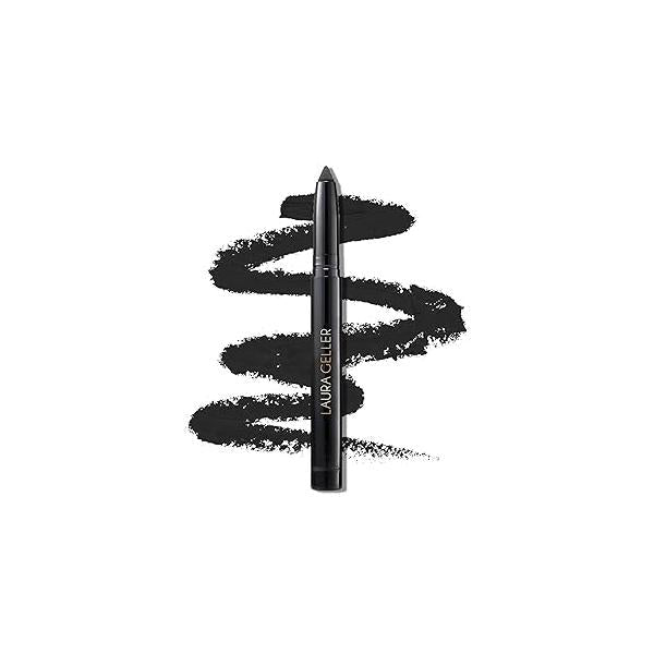 LAURA GELLER NEW YORK Kajal Longwear Kohl Eyeliner Pencil with Caffeine, Smooth & Blendable Makeup, Dark Brown