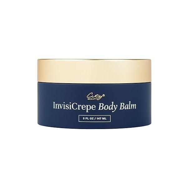 City Beauty InvisiCrepe Body Balm - Skin Firming & Tightening Lotion for a Smoother, Firmer Look | Anti-Aging Cream