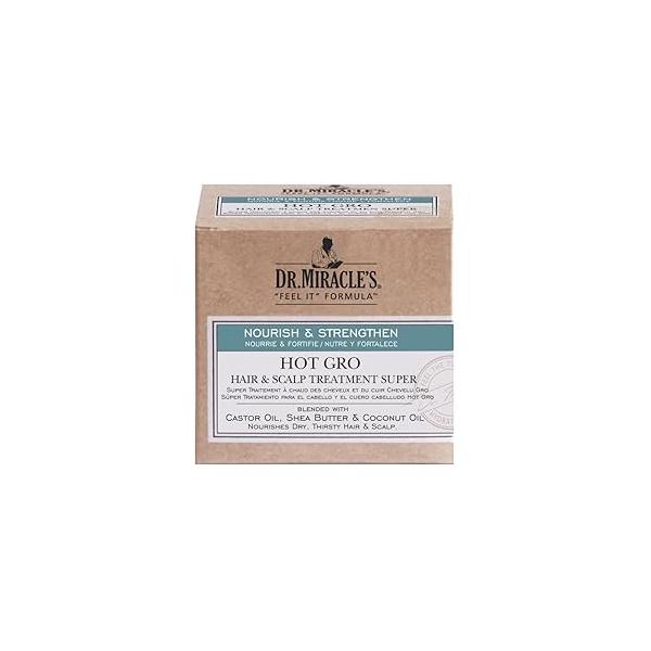 Dr. Miracles Strengthen Hot Gro Hair/Scalp Treatment 4oz Super (3 Pack)