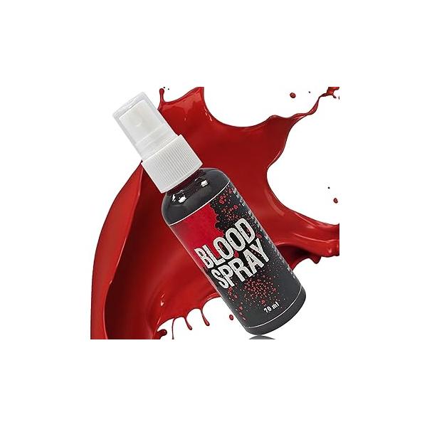 Halloween Fake Blood Spray,Blood Splatter Realistic Liquid Washable,Fake for Clothes,Special Effects SFX Makeup Kit Zombie Bride,Vampire,Monster Scary Clown Dress Up