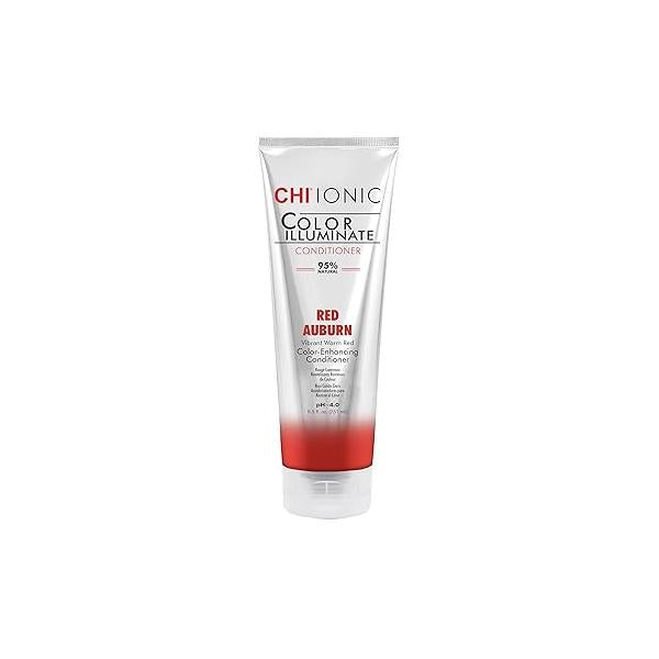 CHI Color Illuminate Conditioner, Helps Maintain Fresh In Natural & Color-treated Hair, Sulfate, Paraben, Cruelty-Free, Mahogany Red, 8.5 Oz