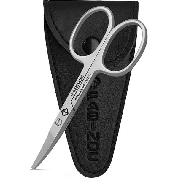 Curved Nail Scissors for Women & Men - German Quality Stainless Steel Small Manicure Pedicure Fingernail, Toe Nail, Eyebrows Mustache