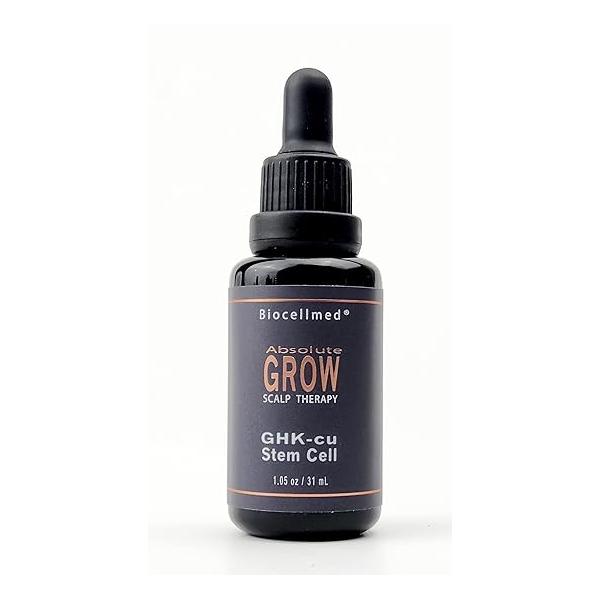 Copper Peptide Absolute GROW® Scalp Serum with Peptides and Plant Stem Cells for Hair, 1.05 oz