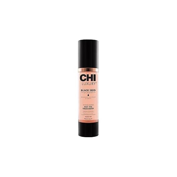 CHI Luxury Black Seed Oil Intense Repair Hot Treatment, Moisturizes & Strengthens Dry Damaged Hair, Sulfate, Paraben Gluten-Free, 1.7 Oz