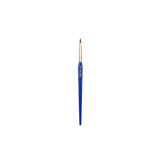 Bdellium Tools Professional Makeup Brush - Golden Triangle 710 Eye Liner With All Vegan and Soft Synthetic Fibers, For Lining the Eyes (Blue, 1pc)