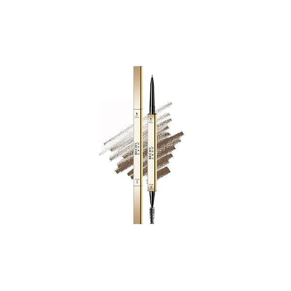 Eyebrow Pencil,3 PCS Waterproof Long-Lasting Microblading Black Brow Pencil,Natural Makeup Ultra Slim Defining Pencils