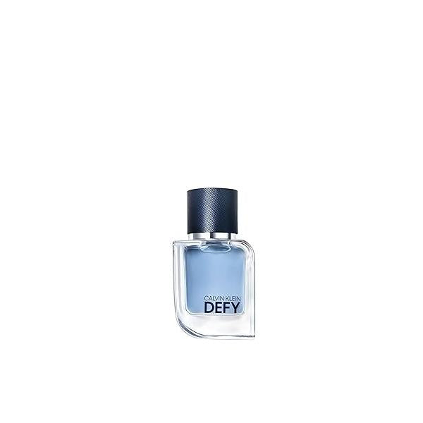 Calvin Klein Defy Eau de Toilette - Woody Men's Cologne With Notes of Bergamot Oil, Lavender Absolute & Vetiver Oil Long Lasting Fragrance