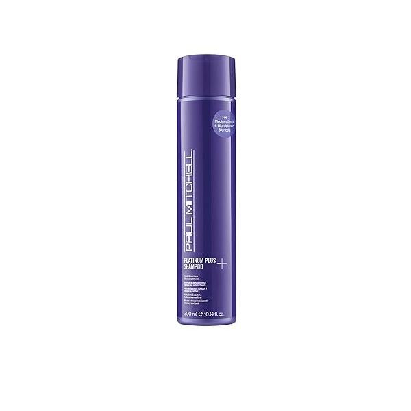 Paul Mitchell Platinum Plus Deep Violet Shampoo, Banishes Brass + Intensely Tones, Ideal for Blonde, Highlighted, Gray or Silver Hair