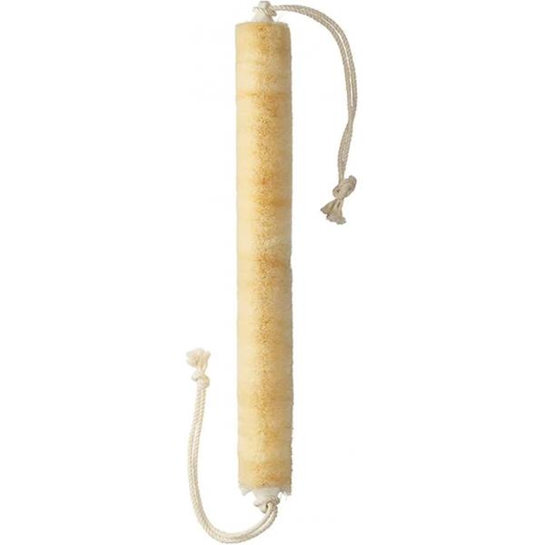 Kamenoko Tawashi, Japanese Tawashi Soft Back Scrub - Sisal Fiber Long Body Brush with Rope Handles Product of Japan