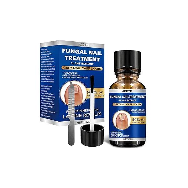 Multi-Purpose Nail Repair, Solution with Tea Tree Oil for Discolored and Damaged Nails，Plant Drops Nails Care，Discolored Nails(1PC) ﻿