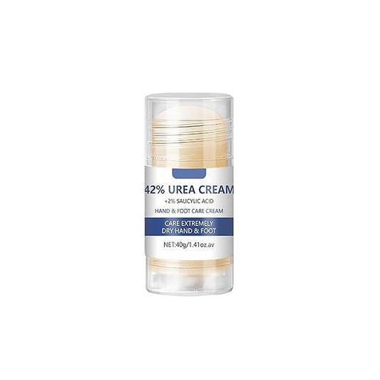 42% Urea plus 2% Salicylic Acid Foot Cream, Balm for Dry Cracked Feet Knees Elbows Hands Hydrate & Nourish Care Softens Skin Exfoliates Dead Smoothing Women and Men 1.41oz