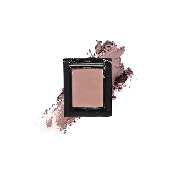 Single Light Beige Eyeshadow Palette, Matte Highly Pigmented, Eye Brightener Shadow Primers, Ultra-fine Powder Multiuse Blendable Base Eyes Makeup