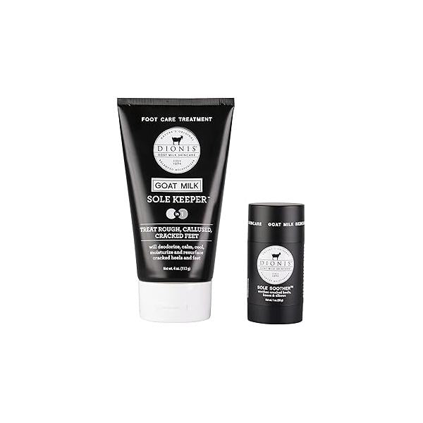 Dionis Goat Milk Skincare Footcare Lotion (2 In 1 Sole Keeper), Moisturize Dry Cracked Feet, Smooth and Hydrated Dermatologist Tested