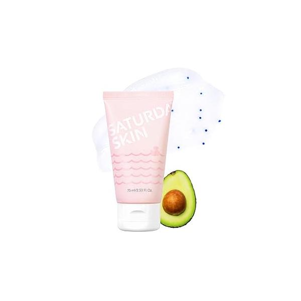 Saturday Skin Rub-A-Dub Refining Peel Gel Facial Cleansing Gels Washes Natural Fruit Enzymes Mild Cleanser Exfoliating Great for sensitive skin (2.53 Fl. Oz. (75ml))