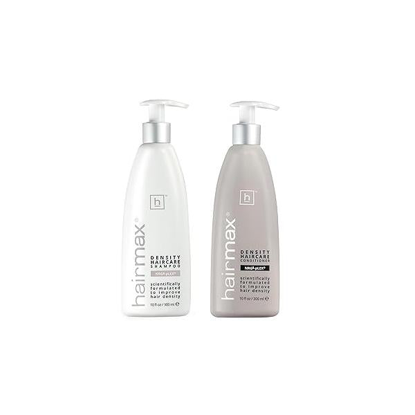 Hairmax Shampoo & Conditioner | Anti Thinning formula Advanced Hair Scalp Therapy for Cleanses, Hydrates Strengthens Sulfate Paraben-Free 10 fl oz each