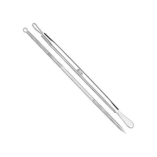2pcs Blackhead Remover Professional Skincare Spot Treatment Tool for Blemish Comedone Whiteheads Pimple Popper with Double Sided Soft Touch and Anti-Slip Design (2 Pcs)