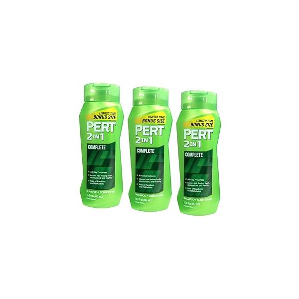 Pert Plus 2-in-1 Shampoo Conditioner, Normal Hair 13.50 oz (Pack of 3)