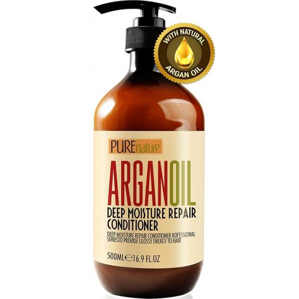 Moroccan Argan Oil Conditioner - Sulfate Free Products for Women and Men Deep Moisturizing Dry, Curly, Colored, Damaged Hair Hydrating Repair, Salon Grade Formula All Types