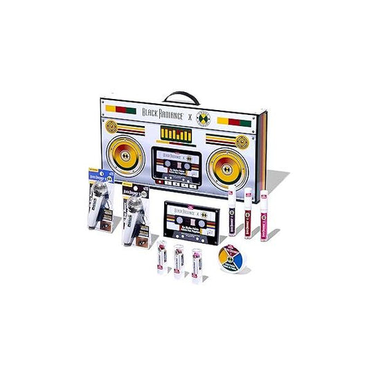 Black Radiance Cross Colours 10-Piece Makeup Set, Bold 90s-Inspired Collection with Vivid Eyeshadows, Lip Colors & Face Essentials, Buildable Coverage, Perfect for Gifting or Collecting