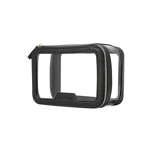 ROWNYEON Clear Makeup Case Toiletry Bag Multipurpose Travel Train Portable Cosmetic Organizer Transparent Storage