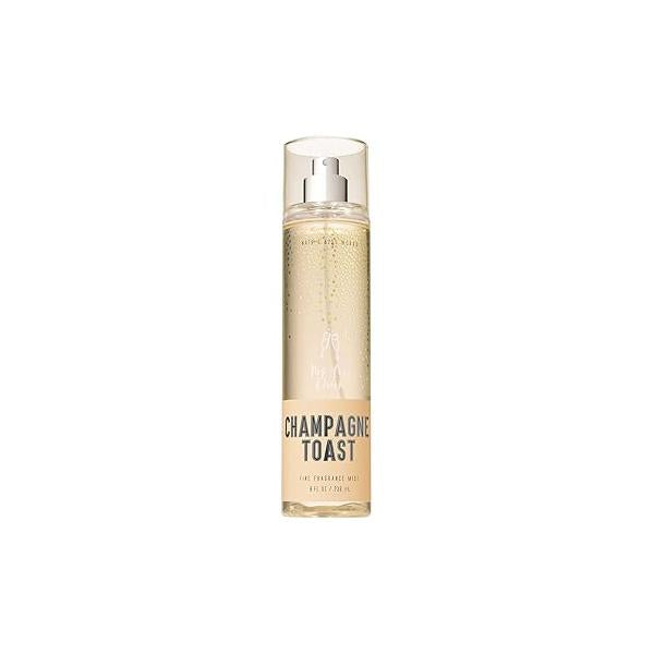 Bath and Body Works CHAMPAGNE TOAST Fine Fragrance Mist 8 Fluid Ounce (2018 Limited Edition) Packaging may vary