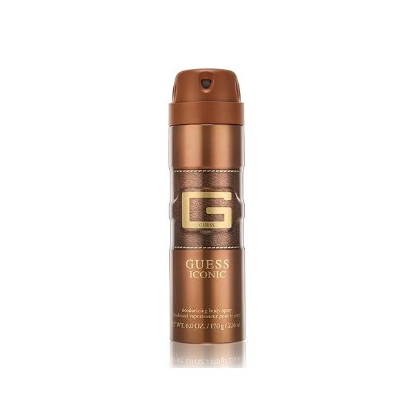 GUESS Iconic Men Deodorizing Body Spray for Men, 6 Fl Oz
