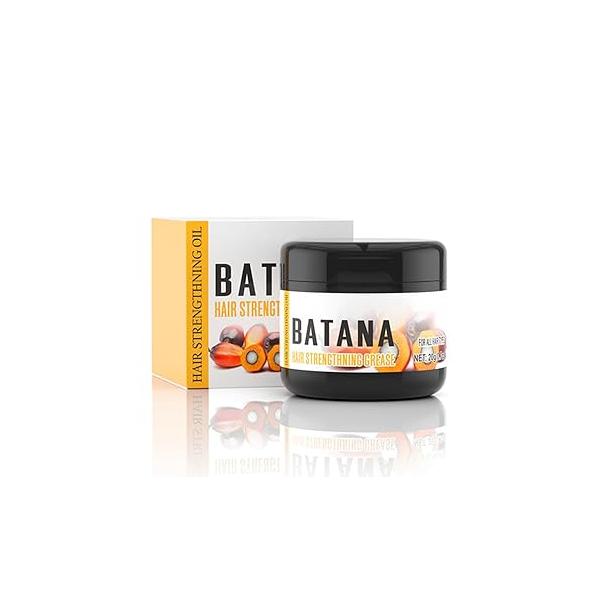 Mysense Batana Oil Hair Growth and Deep Conditioning Oil, Organic, with Castor for Men & Women, Strengthen, Repair, Promote Thickness, 0.7oz