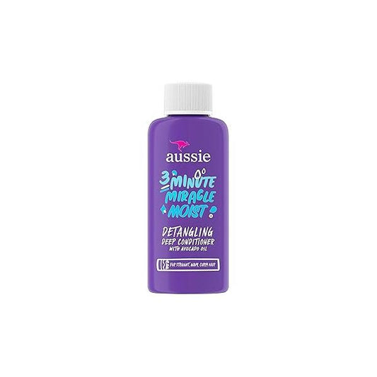 Aussie 3 Minute Miracle Moist Deep Conditioning Treatment, Travel Size 1.7 fl oz