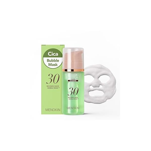 MENOKIN 30 Seconds Quick Bubble Mask [LIFT] - [Collagen] & Niacinamide in Micro-bubbles for Anti Aging, Boost Elasticity, Fine Lines, Korean Glass Skin Care Essential, 70 Uses, 3.21 fl.oz