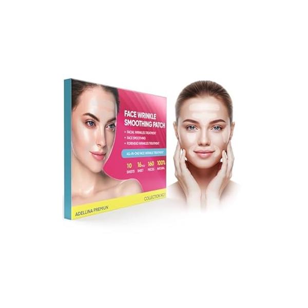 Facial and Forehead Wrinkle Patches: Face Treatment for Forehead, Smile Line, Under Eye- Anti Patches 192pcs