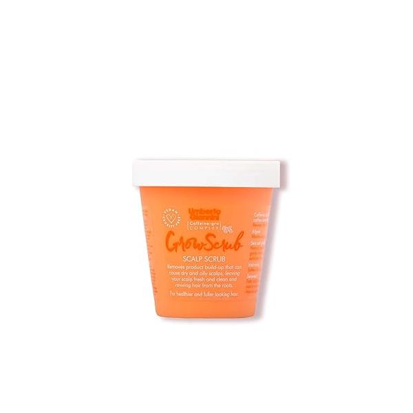 Umberto Giannini Grow Long Hair Growth Scrub Treatment - Vegan & Cruelty Free Scalp Exfoliator with Caffeine-Gro Complex