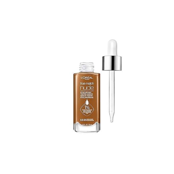 L'Oreal Paris True Match Nude Hyaluronic Tinted Serum Foundation with 1% acid, Light 2-3, 1 fl. oz.