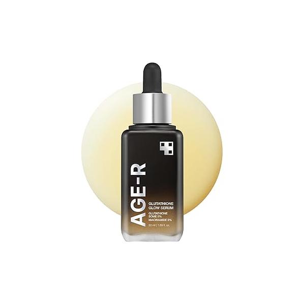 Medicube AGE-R Glutathione Glow Serum - Antioxidant & Elasticity Care for 24Hr Pure Radiance, Korean Glass Skin, Daily Use Youthful Skincare