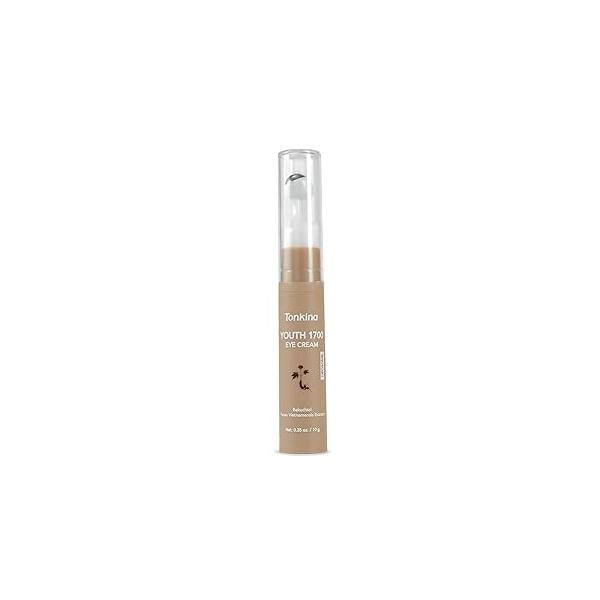 Youth 1700 Revitalizing Eye Cream for Dark Circles & Puffiness, With Bakuchiol, Niacinamide, Ginseng and Caffeine, Reduces Under Bags Wrinkles, Suitable All Skin Types, 0.35 oz
