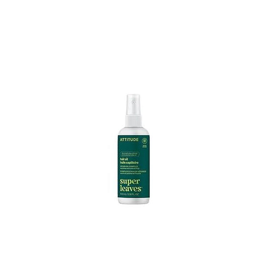 ATTITUDE Nourishing Hair Oil, EWG Verified, Natural Origin, Frizz Control Vegan Oil Complex, Softens & Nourishes Dry Hair, Dermatologically Tested, For All Types, 100 mL