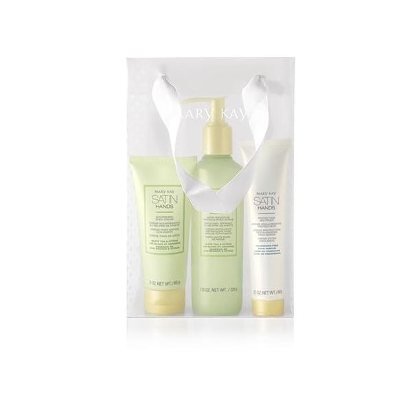 Mary Kay Satin Hands Pampering Set- White Tea & Citrus