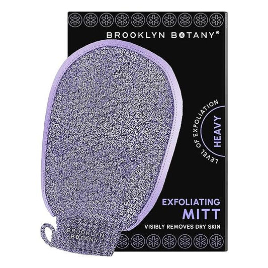 Brooklyn Botany Exfoliating Mitt for Bath and Shower - Heavy Duty Body Scrubber Massage Dead Skin Remover 1