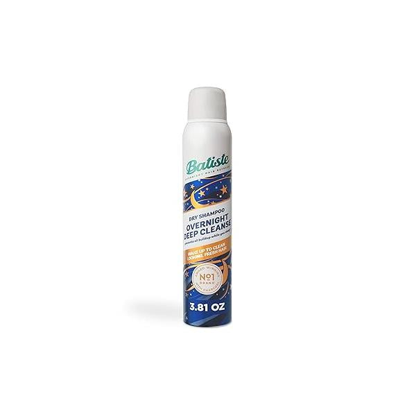 Batiste Overnight Deep Cleanse Dry Shampoo, Wake up to Beautiful Hair by Preventing Oil Build-up, 3.81 oz