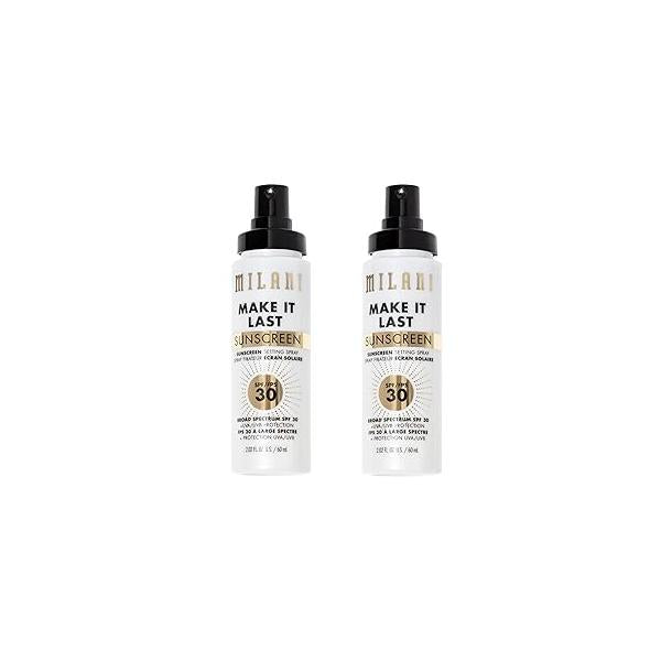 Milani Setting Spray + Primer, Make It Last Original - Natural Finish with Niacinamide for Hydration, Makeup and Face 3-in-1 Prime Hydrate Set, 2.03 Fl. Oz