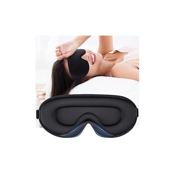 Silk Sleep Mask & Blindfold, Soft Eye with Adjustable Head Strap, Deep Rest Masks for Sleeping Night Eyeshade, Cover Travel, Shift Work Meditation(Aerial Bird)