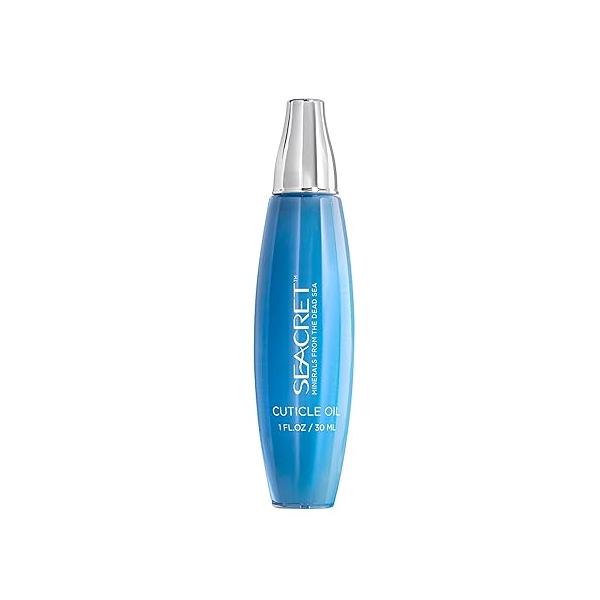 SEACRET Cuticle Oil with Dead Sea Minerals - Helps Strengthen the Nail, Softener for Dry and Damaged Cuticles, Natural Nail Care Vitamin E & Jojoba Compact Travel-Friendly (30ml)