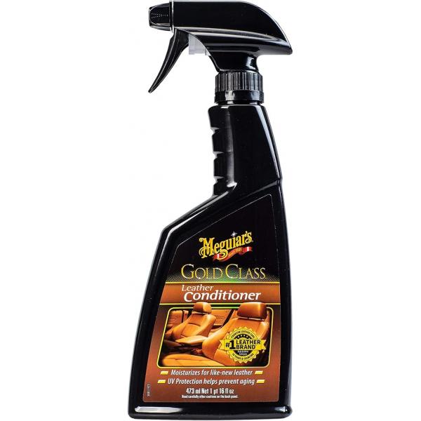 Meguiar's Gold Class Leather Conditioner Spray - Premium Car Protect Your Car's Seats from Cracking, Fading and Drying Out Keep It Looking Feeling New, 16 Oz