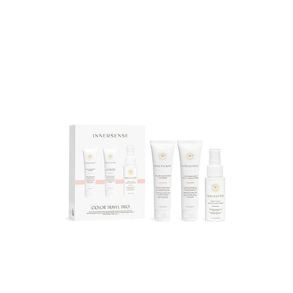INNERSENSE Organic Beauty - Curly Styler Travel Trio | Non-Toxic, Cruelty-Free Haircare (I Create Hold, I Volume, Quiet Calm Curl Control) PACKAGING MAY VARY