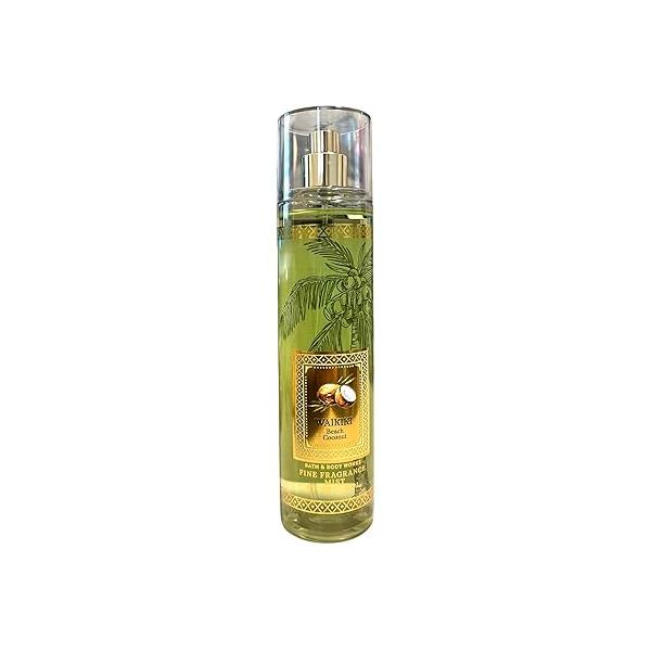 Bath & Body Works Waikiki Beach Coconut Signature Collection Fragrance Mist 8 Fl Oz (Waikiki Coconut)