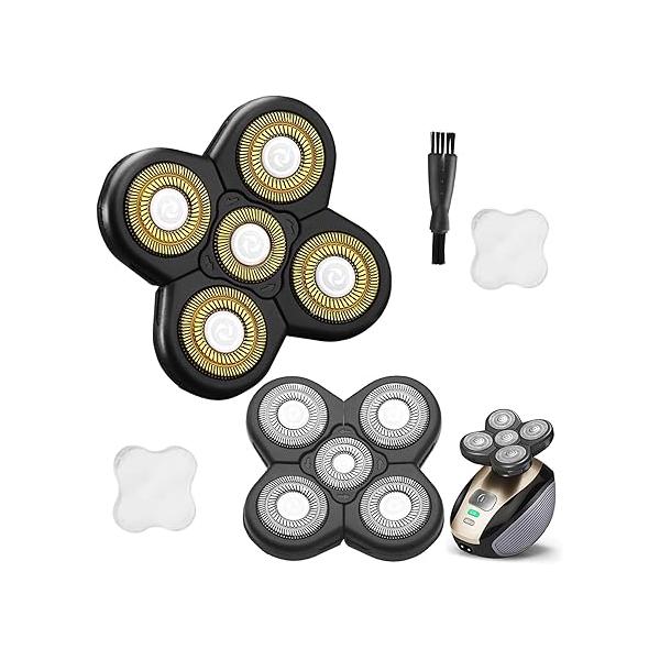 Universal 7 Blades Shaver Replacement Compatible with Freedom Gold and Most Mainstream Brands Head Electric (7 Blue)